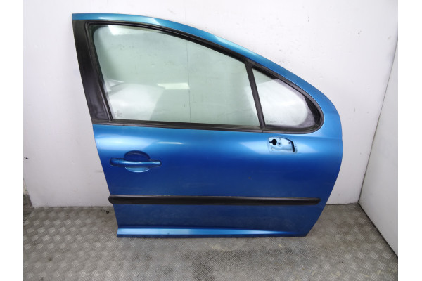 PUERTA DELANTERA DERECHA  PEUGEOT 207  1.4 16V 95CV 1397CC 2007 AZUL