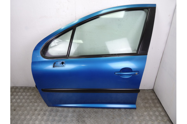 PUERTA DELANTERA IZQUIERDA  PEUGEOT 207  1.4 16V 95CV 1397CC 2007 AZUL