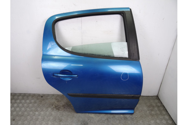 PUERTA TRASERA DERECHA  PEUGEOT 207  1.4 16V 95CV 1397CC 2007 AZUL