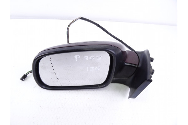 RETROVISOR IZQUIERDO  PEUGEOT 307 CC  2.0 16V 136CV 1997CC 2004 GRANATE