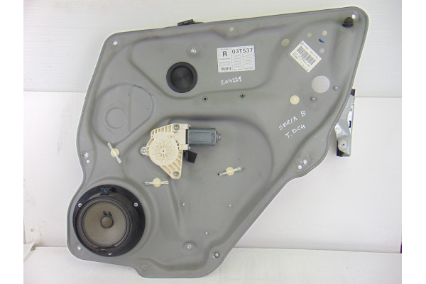 ELEVALUNAS TRASERO DERECHO| MERCEDES-BENZ- B 200 (245.233) 136CV 2034CC|A1697301679 6 PIN - 2008