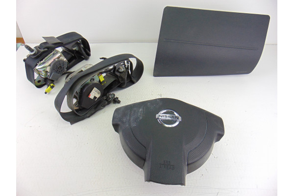 KIT AIRBAG  NISSAN NV200 / EVALIA AUTOBÚS  1.5 DCI (M20, M20M, M20K, M20KK) 86CV 1461CC 2010