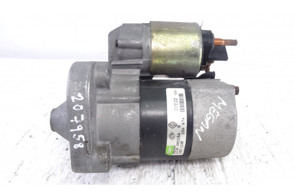 MOTOR ARRANQUE| RENAULT- 1.6 16V (LA00, LA04, LA0B, LA11, LA16, LA19, LA1J, LA1K,... 107CV 1598CC|D7E22 8 DIENTES - 2001