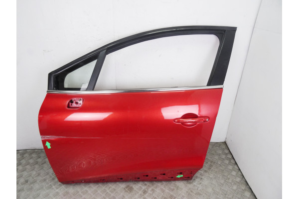 PUERTA DELANTERA IZQUIERDA  RENAULT CLIO IV  1.5 DCI 90 90CV 1461CC 2014 GRANATE