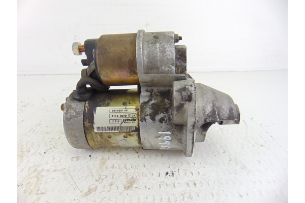 MOTOR ARRANQUE| OPEL- 1.7 DTI 16V (F08, F48) 75CV 1686CC|8971891181 S114829B 13 DIENTES - 2002