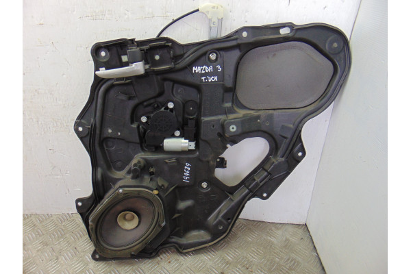 ELEVALUNAS TRASERO DERECHO| MAZDA- 1.6 DI TURBO 109CV 1560CC|6 PIN - 2007