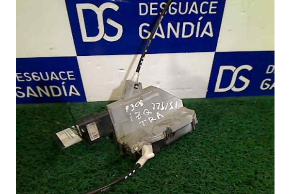 CERRADURA PUERTA TRASERA IZQUIERDA  PEUGEOT 308  1.6 HDI 90CV 1560CC 2009 6 PINS