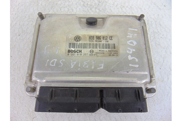 CENTRALITA MOTOR UCE| SKODA- 1.9 SDI 64CV 1896CC|038906012CE 0281010257  - 2000