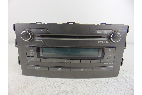 SISTEMA AUDIO / RADIO CD| TOYOTA- 2.0 D-4D (ADE150_) 126CV 1998CC|861200250 - 2007