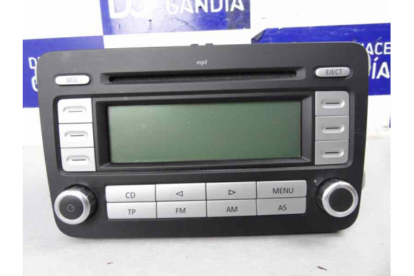 SISTEMA AUDIO / RADIO CD  VOLKSWAGEN TOURAN  1.9 TDI 105CV 1896CC 2008 1K0035186AD