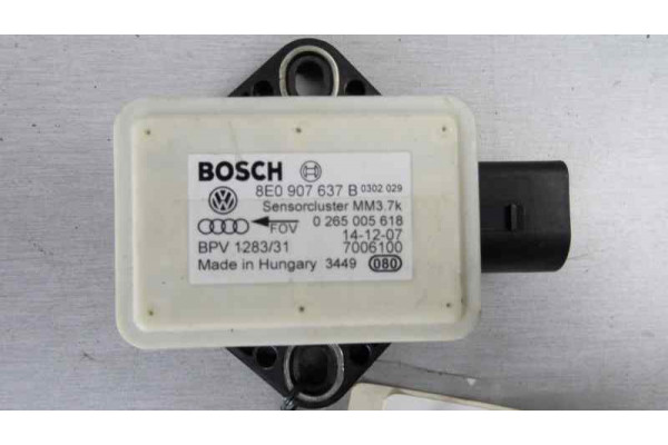 MODULO ELECTRONICO| AUDI- 2.0 TDI 140CV 1968CC|0265005618 ESP SENSOR 8E0907637B - 2008