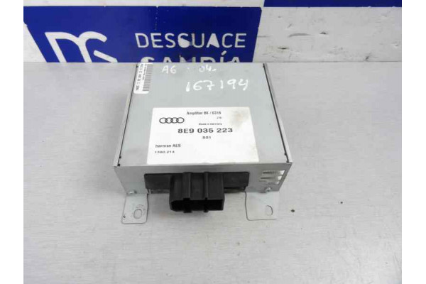 MODULO ELECTRONICO| AUDI- 2.0 TDI 16V 140CV 1968CC|8E9035223 CENTRALITA AMPLIFICADOR SONIDO - 2005