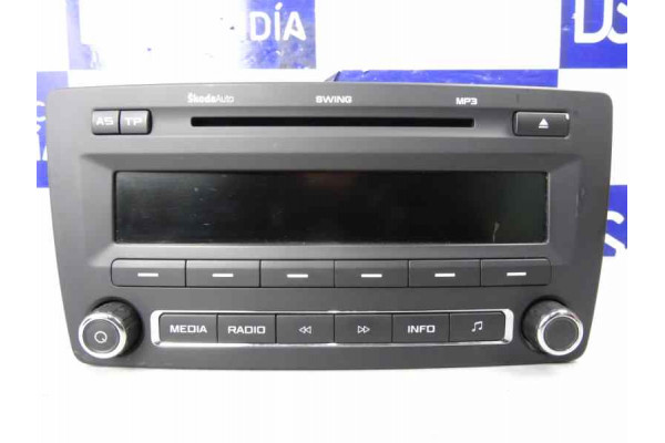 SISTEMA AUDIO / RADIO CD| SKODA- 1.6 TDI 105CV 1598CC|1Z0035161F 7648256360 - 2011