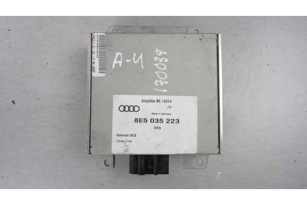 MODULO ELECTRONICO| AUDI- 2.0 TDI 16V 140CV 1968CC|8E5035223 CENTRALITA AMPLIFICADOR SONIDO - 2005