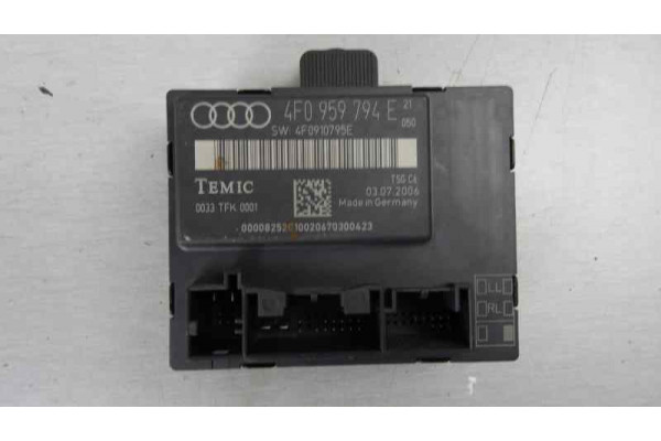 CENTRALITA CIERRE| AUDI- 3.0 TDI QUATTRO 233CV 2967CC|4F0959794E 4F0910795E - 2007