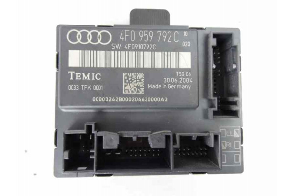 MODULO ELECTRONICO| AUDI- 3.0 TDI QUATTRO 225CV 2967CC|4F0959792C 4F0910792C - 2004