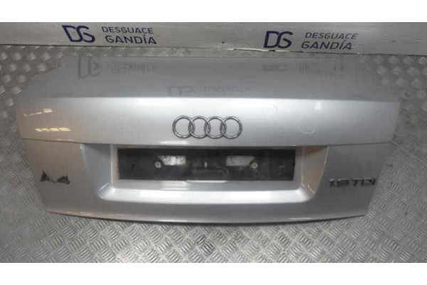 TAPA MALETERO  AUDI A4  1.9 TDI 130CV 1896CC 2003 PLATA