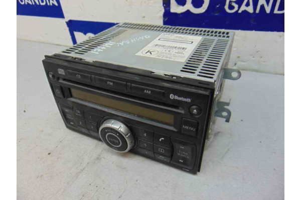 SISTEMA AUDIO / RADIO CD| NISSAN- 1.5 DCI 106CV 1461CC|28185JD00A - 2008