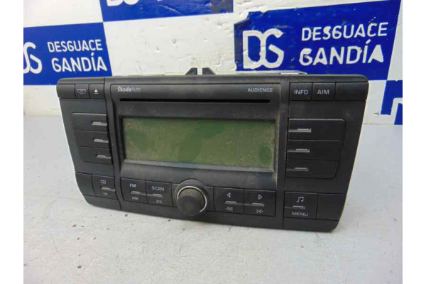 SISTEMA AUDIO / RADIO CD  SKODA OCTAVIA II COMBI  2.0 TDI 16V 140CV 1968CC 2006 1Z0035156B