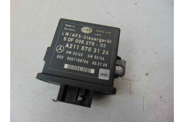 CENTRALITA LUCES| MERCEDES-BENZ- E 320 CDI 4-MATIC (211.089) 224CV 2987CC|A2118703126 MODULO CONTROL REGULADOR DE FAROS - 2005