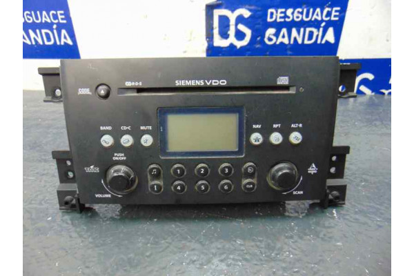 SISTEMA AUDIO / RADIO CD  SUZUKI GRAND VITARA II  1.9 DDIS (JB419WD, JB419XD) 129CV 1870CC 2005