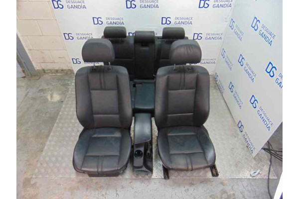 JUEGO ASIENTOS COMPLETO  BMW X3  3.0 D 204CV 2993CC 2004 CUERO NEGRO