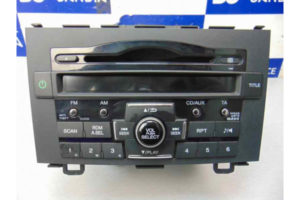 SISTEMA AUDIO / RADIO CD| HONDA- 2.2 I-DTEC 4WD (RE6) 150CV 2199CC|39100SWAG012M1 CQMH7970G - 2010