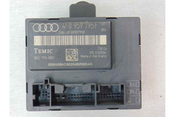 MODULO ELECTRONICO  AUDI A6 AVANT  2.0 TDI 140CV 1968CC 2005 4F0959795F