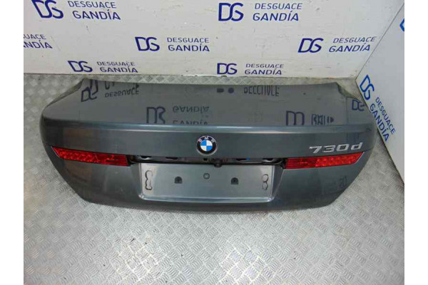 TAPA MALETERO  BMW 7  730 D 218CV 2993CC 2008 GRIS OSCURO