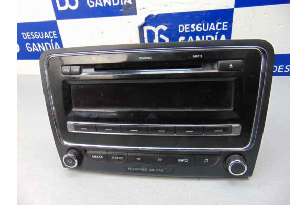 SISTEMA AUDIO / RADIO CD| SKODA- 2.0 TDI 16V 140CV 1968CC|3T0035161 8157648257360  - 2011