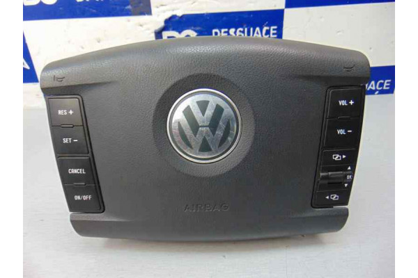 AIRBAG DELANTERO IZQUIERDO| VOLKSWAGEN- 3.0 V6 TDI 225CV 2967CC|7L6880201DA 2 CONECTORES - 2004