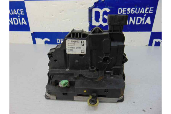 CERRADURA PUERTA DELANTERA IZQUIERDA| FIAT- 1.3 D MULTIJET 75CV 1248CC|51905697 6 PIN - 2012