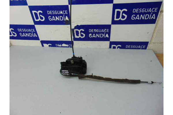 CERRADURA PUERTA TRASERA IZQUIERDA| NISSAN- 2.5 DCI 4WD (D40TT, D40T, D40M, D40BB) 190CV 2488CC|3 PIN - 2007