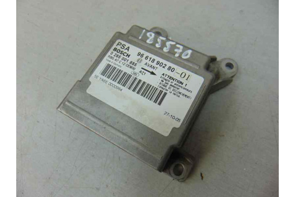 CENTRALITA AIRBAG| PEUGEOT- 1.4 16V 88CV 1360CC|9661890280 0285001885  - 2006