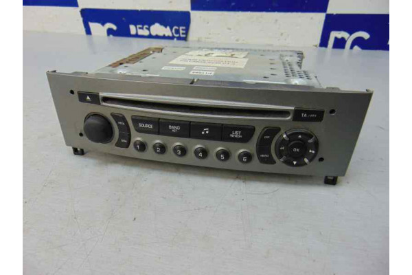 SISTEMA AUDIO / RADIO CD| PEUGEOT- 1.6 HDI 109CV 1560CC|96647510 - 2007