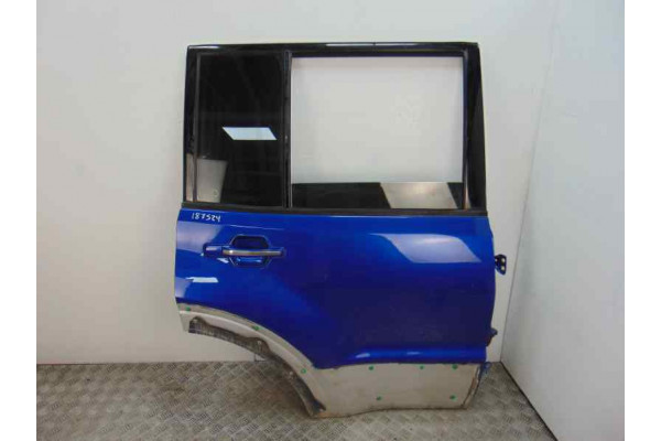 PUERTA TRASERA DERECHA| MITSUBISHI- 3.2 DI-D 165CV 3200CC|AZUL ELECTRICO SIN MOLDURA - 2000