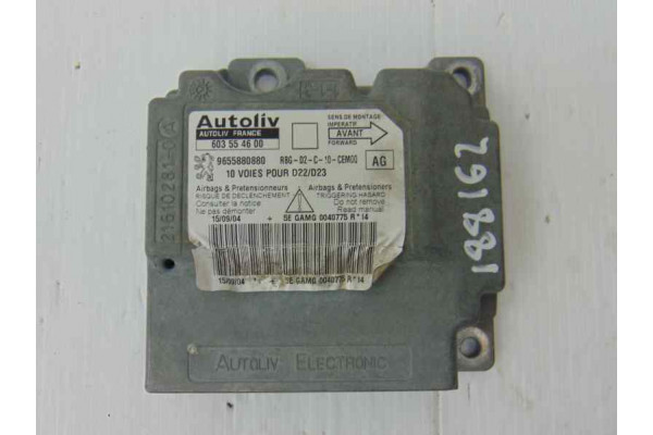 CENTRALITA AIRBAG| PEUGEOT- 2.0 136CV 1997CC|9655880880  - 2004