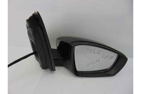 RETROVISOR DERECHO| VOLKSWAGEN- 1.2 TDI 75CV 1199CC|6 CABLES NEGRO - 2012