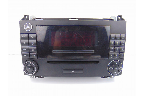 SISTEMA AUDIO / RADIO CD| MERCEDES-BENZ- A 200 TURBO (169.034, 169.334) 193CV 2034CC|A1698206189 - 2006