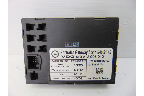 MODULO ELECTRONICO| MERCEDES-BENZ- E 320 (211.065) 224CV 3199CC|A2115403145 410213005012 - 2002