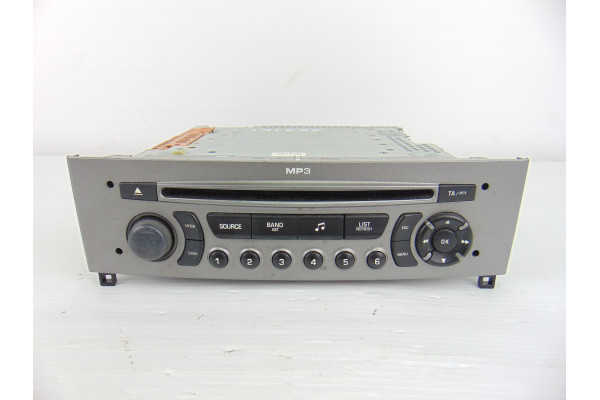 SISTEMA AUDIO / RADIO CD| PEUGEOT- 1.6 16V 120CV 1598CC|96660458XH - 2009