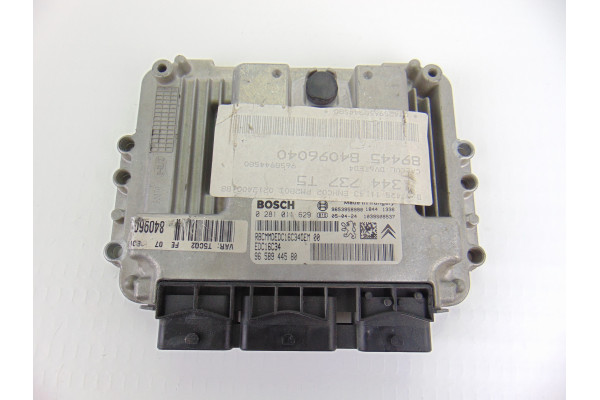 CENTRALITA MOTOR UCE| PEUGEOT- 2.0 136CV 1997CC|9658944580 0281011629 EDC16C34 - 2007