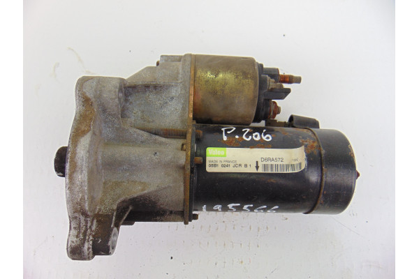 MOTOR ARRANQUE  PEUGEOT 206 FASTBACK  1.4 LPG 75CV 1360CC 2001 D6RA572